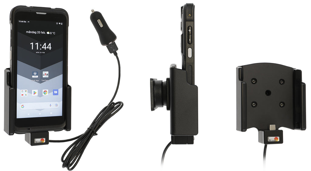 Active holder with USB-cable and cig-plug adapter 721342