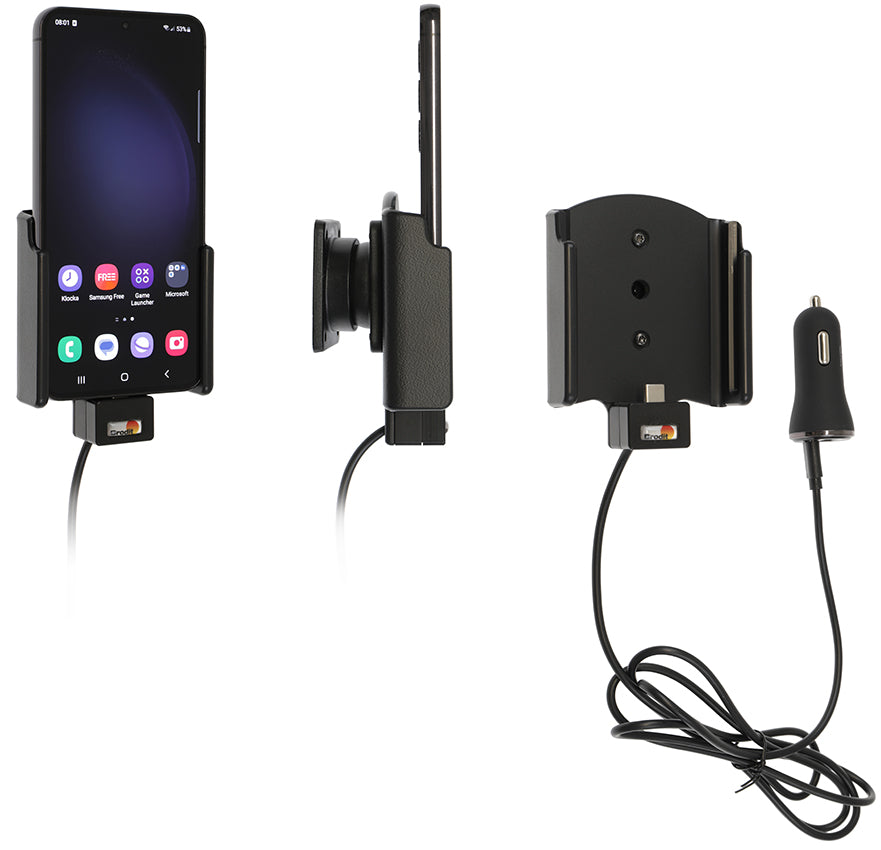 Active holder with USB-cable and cig-plug adapter 721344