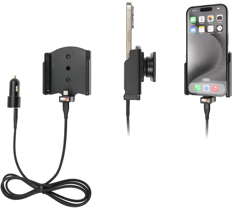 Brodit Actieve Houder 721369 - Telefoonhouder Apple iPhone 15 Pro / iPhone 15