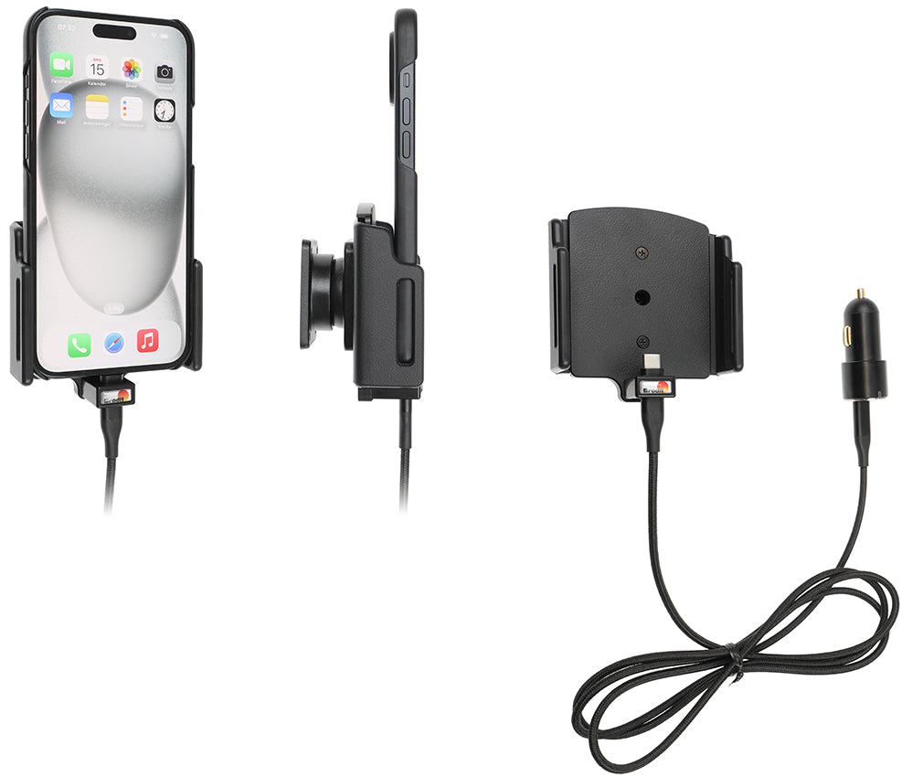 Active holder with USB-cable and cig-plug adapter 721371