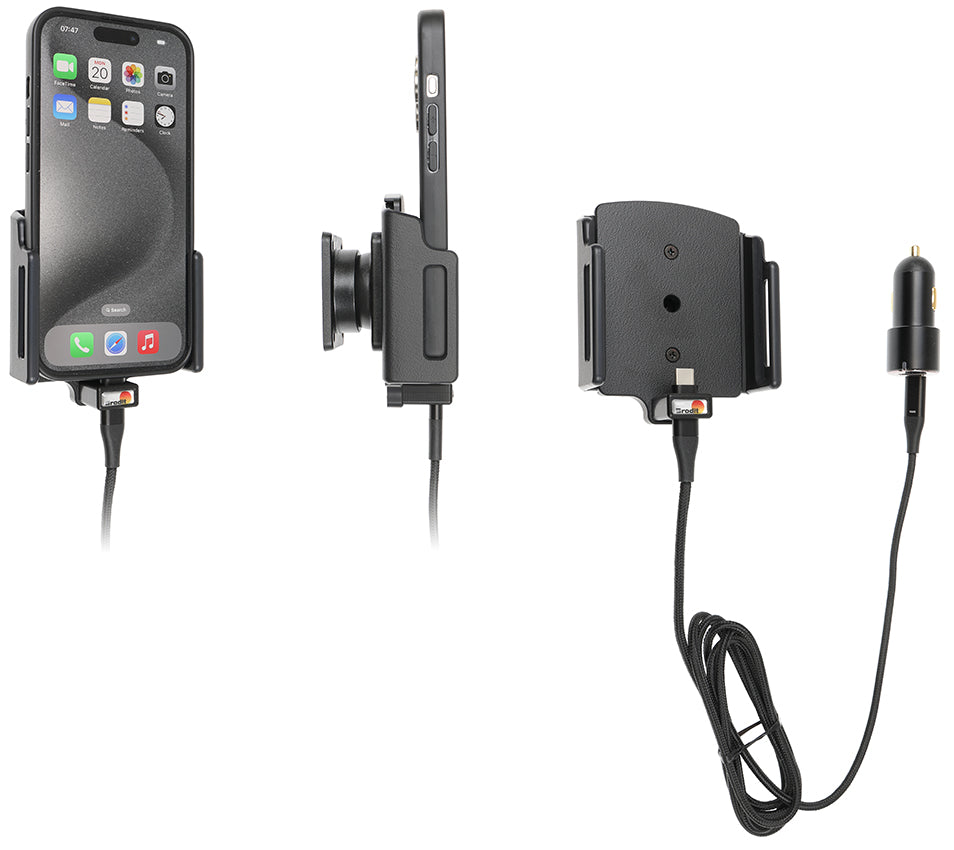 Active holder with USB-cable and cig-plug adapter 721376