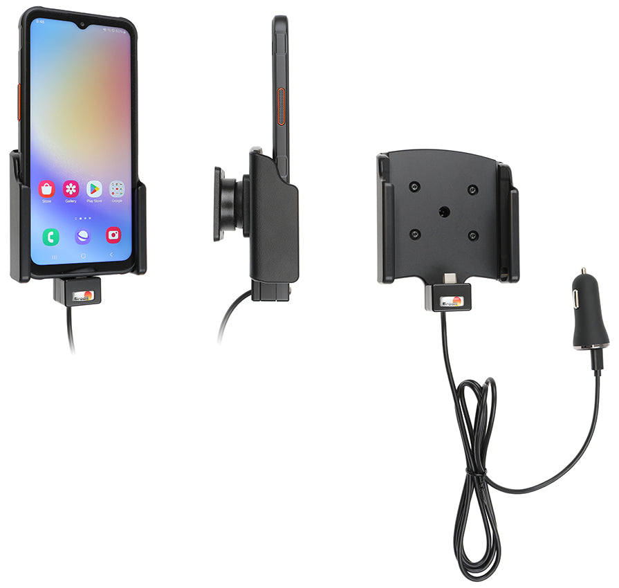Active holder with USB-cable and cig-plug adapter 721380