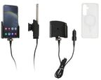 Brodit MagSafe Houder Inclusief Telefoonhoes en Lader Samsung Galaxy S24+ (721405) - autohouder USB-C
