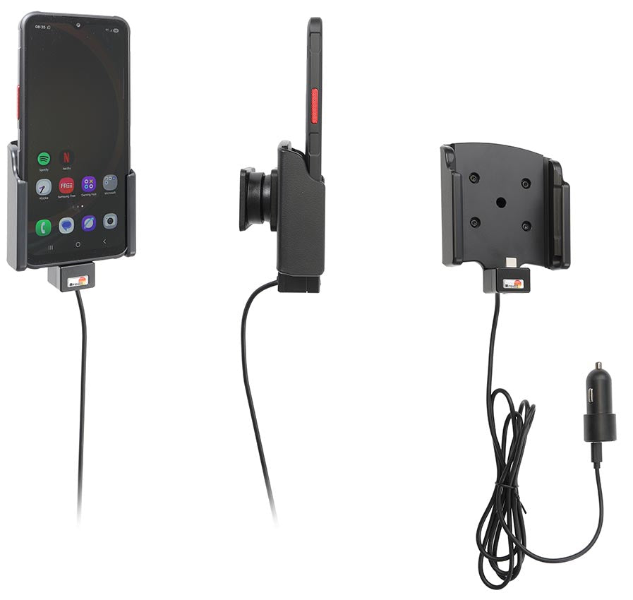 Active holder with USB-cable and cig-plug adapter 721443