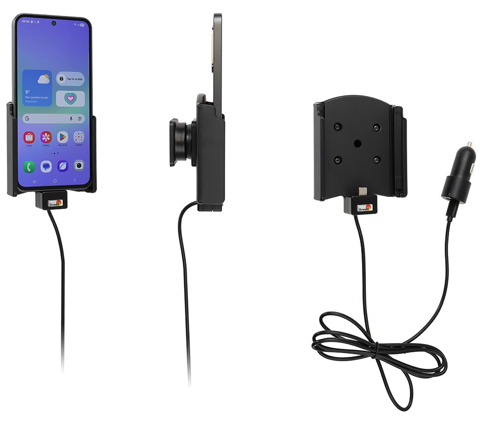 Active holder with USB-cable and cig-plug adapter 721459