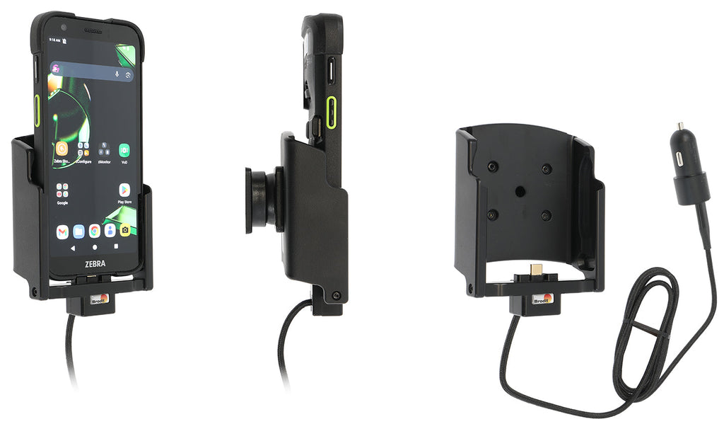 Active holder with USB-cable and cig-plug adapter 721473