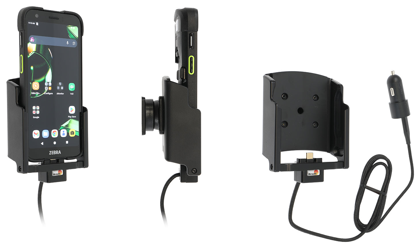 Active holder with USB-cable and cig-plug adapter 721473