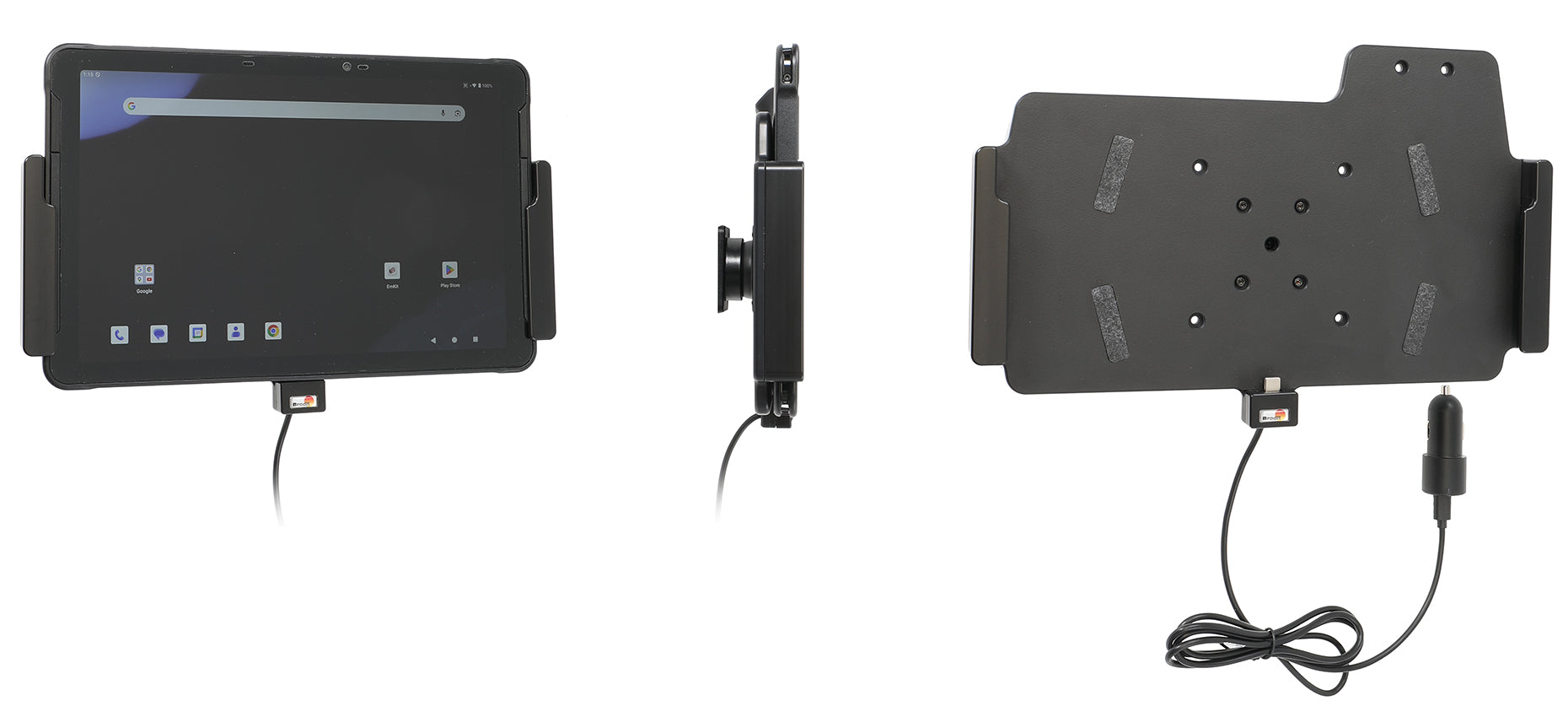Active holder with USB-cable and cig-plug adapter 721474