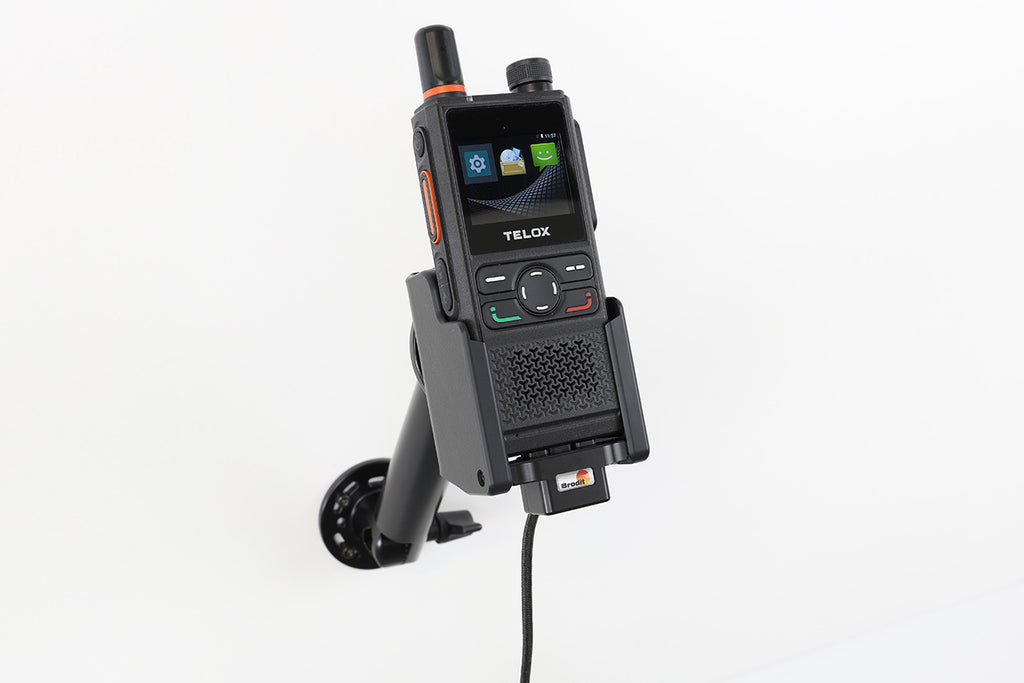 Brodit actieve houder met sigarettenaanstekeradapter voor Telox TE320P - Telefoon- & - artikel 721493 - afbeelding 3