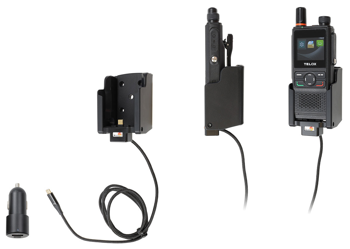 Brodit actieve houder met sigarettenaanstekeradapter voor Telox TE320P - Telefoon- & - artikel 721493 - afbeelding 5