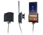 Brodit - Samsung Galaxy Note 8 Actieve houder met vaste voeding (Gestoffeerd) - Telefoon- & Tablethouder - artikel 727005