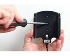 Brodit - Apple iPhone 8 Actieve houder met vaste voeding (Gestoffeerd) - Telefoon- & Tablethouder - artikel 727009 - afbeeldi