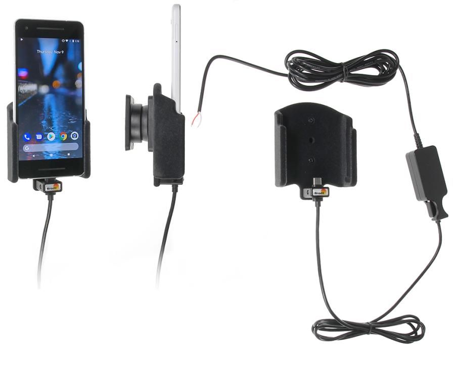 Brodit houder/lader Google Pixel 2 fixed instal.-padded