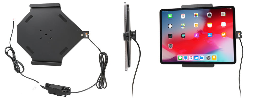 Brodit Actieve Houder 727095 - Tablethouder Apple iPad Pro 13 / iPad Pro 12.9 6th Gen 2022 (A2436. A2764. A2437) / iPad Pro 12.9 5th Gen 2021 / iPad Pro 12.9 2020 / iPad Pro 12,9 2018