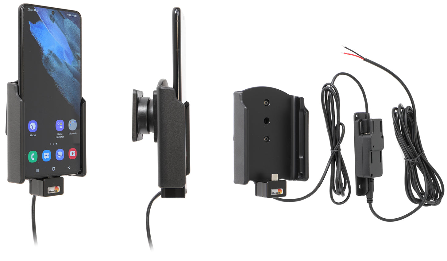 Active holder for fixed installation 727245