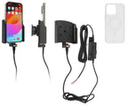 Brodit MagSafe Houder Inclusief Telefoonhoes en Vaste Lader Apple iPhone 15 Pro (727394) - vaste inbouw autohouder