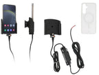 Brodit MagSafe Houder Inclusief Telefoonhoes en Vaste Lader Samsung Galaxy S24+ (727405) - vaste inbouw autohouder