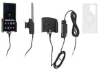 Brodit MagSafe Houder Inclusief Telefoonhoes en Vaste Lader Samsung Galaxy S24 Ultra (727406) - vaste inbouw autohouder