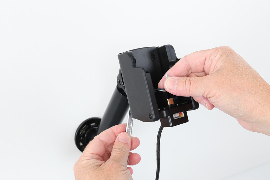 Brodit actieve houder voor vaste installatie voor Telox TE320P - Telefoon- & Tablethouder - artikel 727493