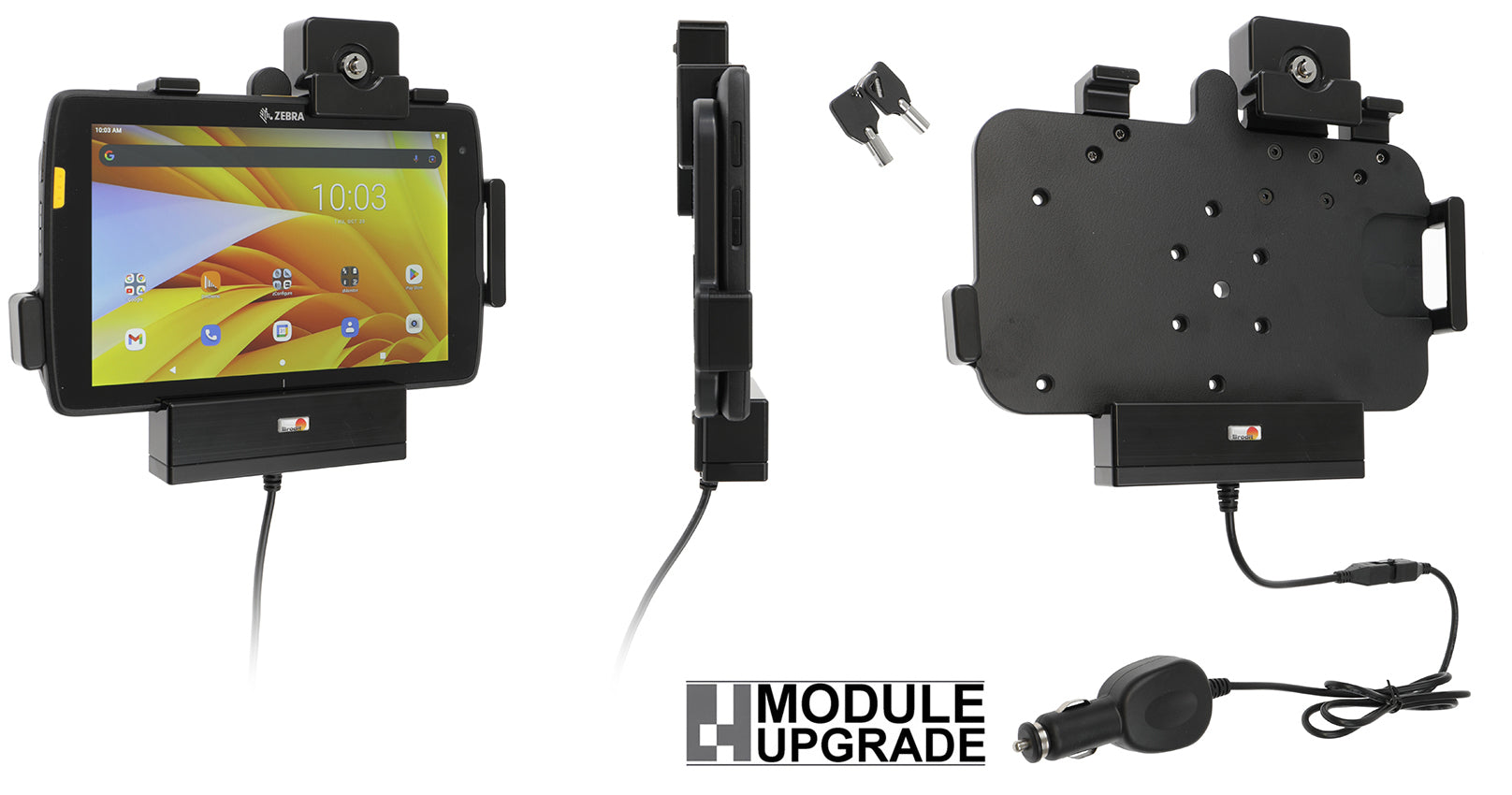 Holder with key-lock 735317