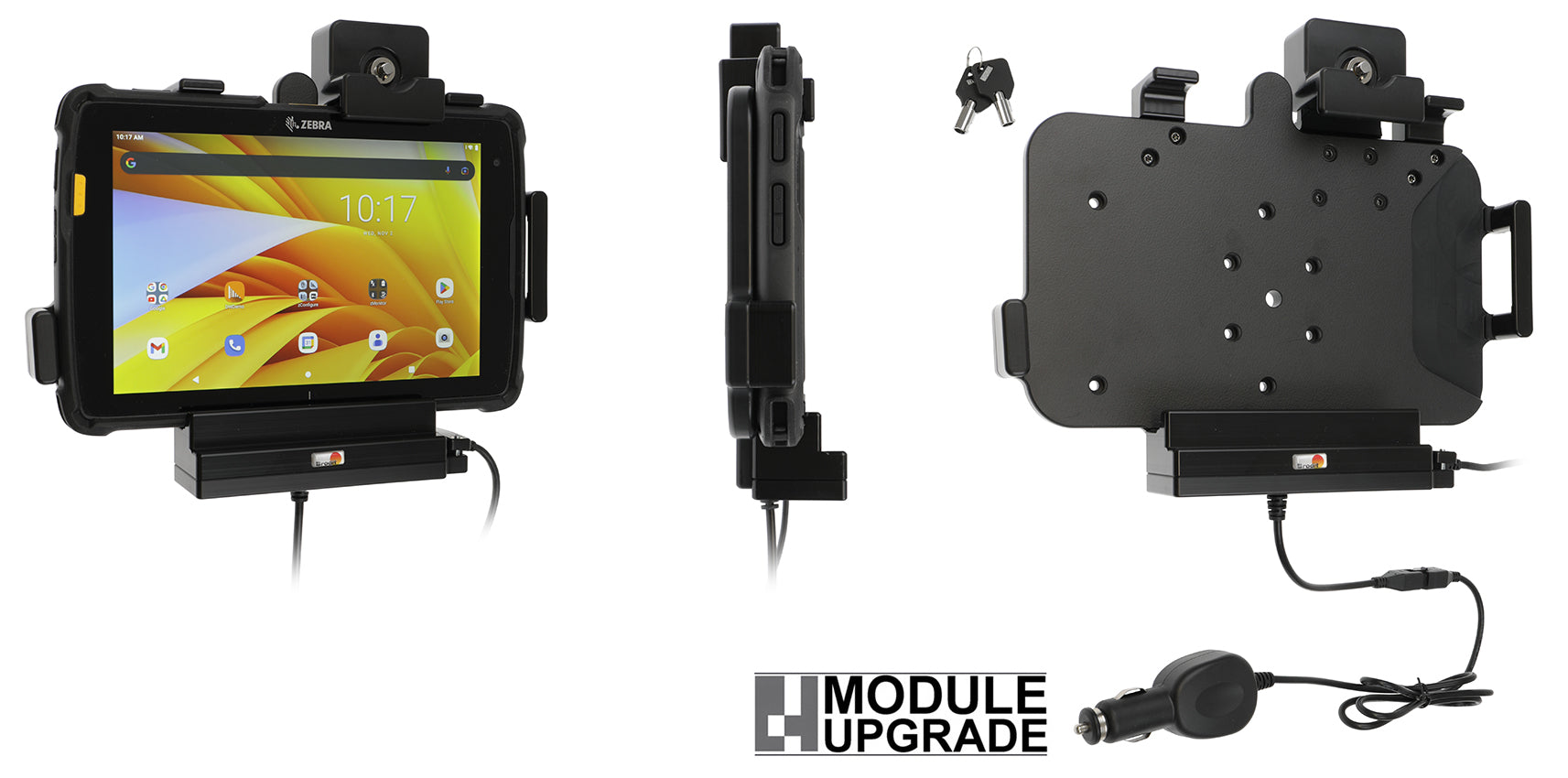 Holder with key-lock 735324