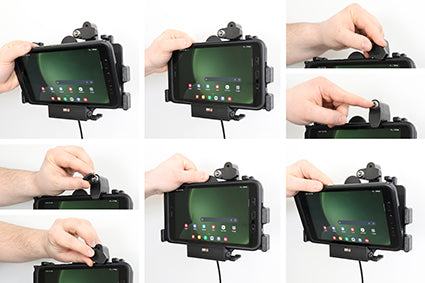 Brodit Houder met Slot 735390 - Tablethouder Samsung Galaxy Tab Active 5 / Galaxy Tab Active 3