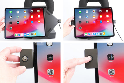 Brodit Houder met Slot 736095 - Tablethouder Apple iPad Pro 13 / iPad Pro 12.9 2020 / iPad Pro 12,9 2018 / iPad Air 13 2025 M3 / iPad Air 13 2024