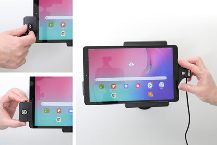 Brodit Houder met Slot 736132 - Tablethouder Samsung Galaxy Tab A 10.1 (2019)