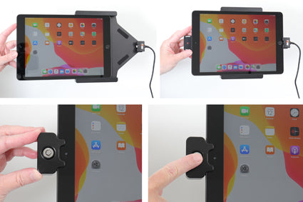 Brodit Houder met Slot 736168 - Tablethouder Apple iPad 10.2 9th Gen / iPad 10.2 8th Gen / iPad 10.2 7th Gen