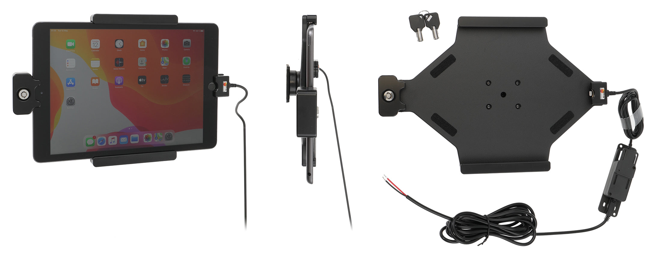 Brodit Houder met Slot 736168 - Tablethouder Apple iPad 10.2 9th Gen / iPad 10.2 8th Gen / iPad 10.2 7th Gen