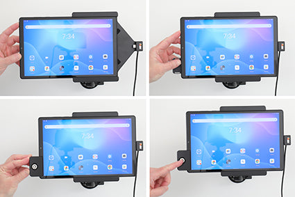 Brodit Houder met Slot 736271 - Tablethouder Lenovo Tab K10 TB-X6C6F