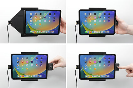 Brodit Houder met Slot 736339 - Tablethouder Apple iPad 2025 A16 / iPad 11th Gen / iPad 10th Gen