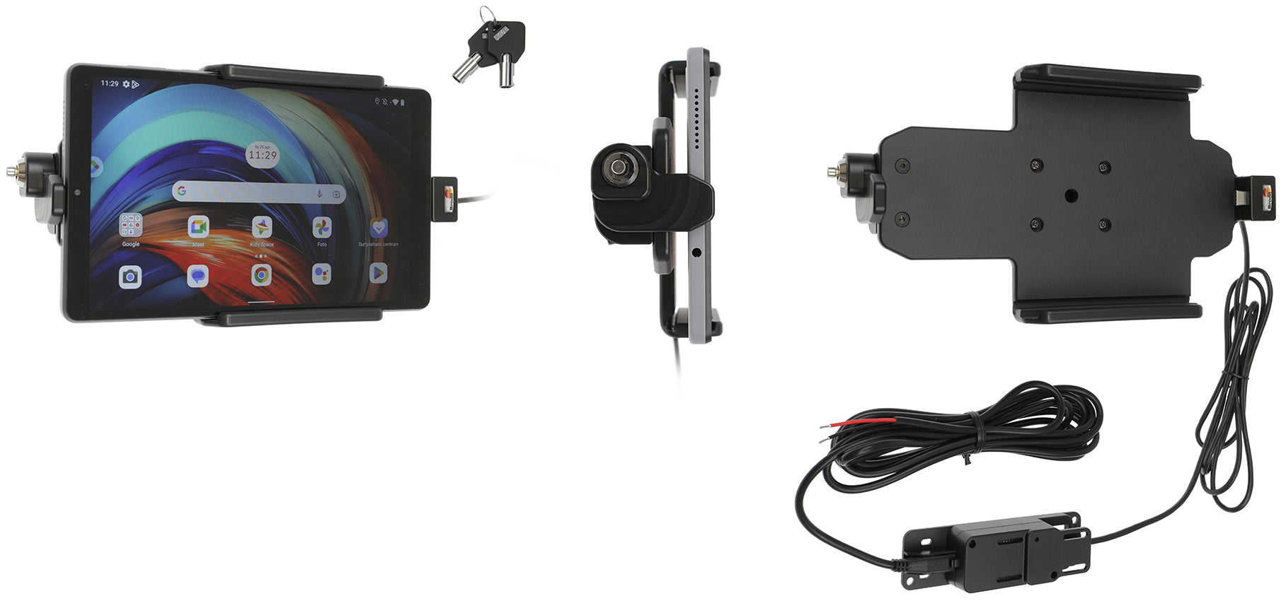 Holder with key-lock 736349