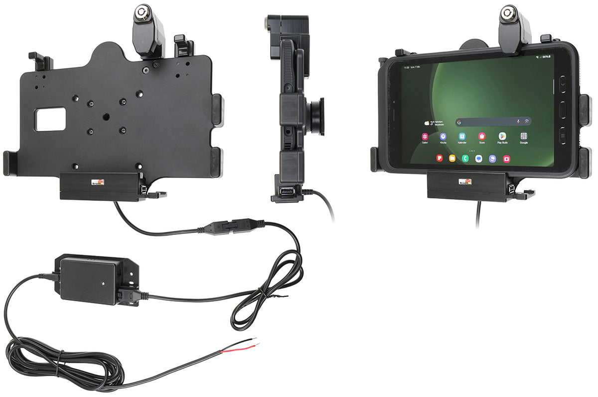 Brodit Houder met Slot 736387 - Tablethouder Samsung Galaxy Tab Active 5 / Galaxy Tab Active 3