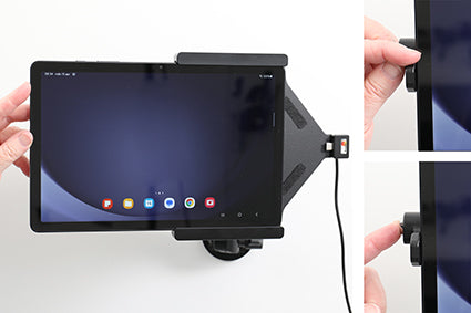 Brodit Houder met Slot 736389 - Tablethouder Samsung Galaxy Tab A9+ 11 / Galaxy Tab A11+ 11
