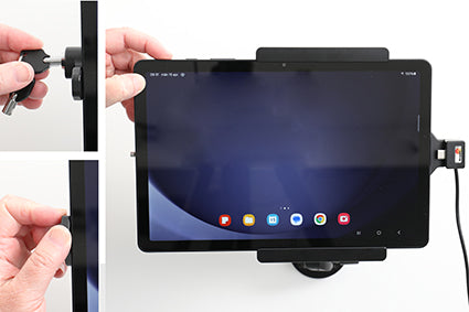 Brodit Houder met Slot 736389 - Tablethouder Samsung Galaxy Tab A9+ 11 / Galaxy Tab A11+ 11