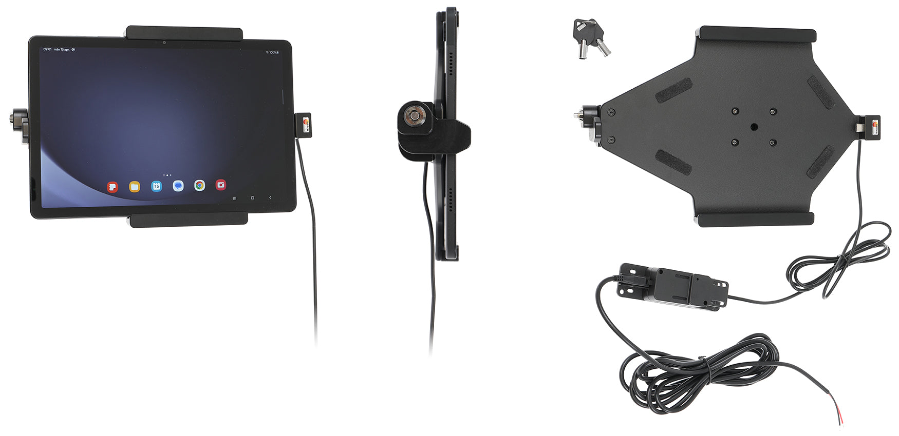 Holder with key-lock 736389