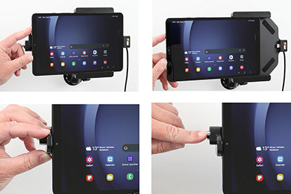 Brodit Houder met Slot 736399 - Tablethouder Samsung Galaxy Tab A9 / Galaxy Tab A11 8.7