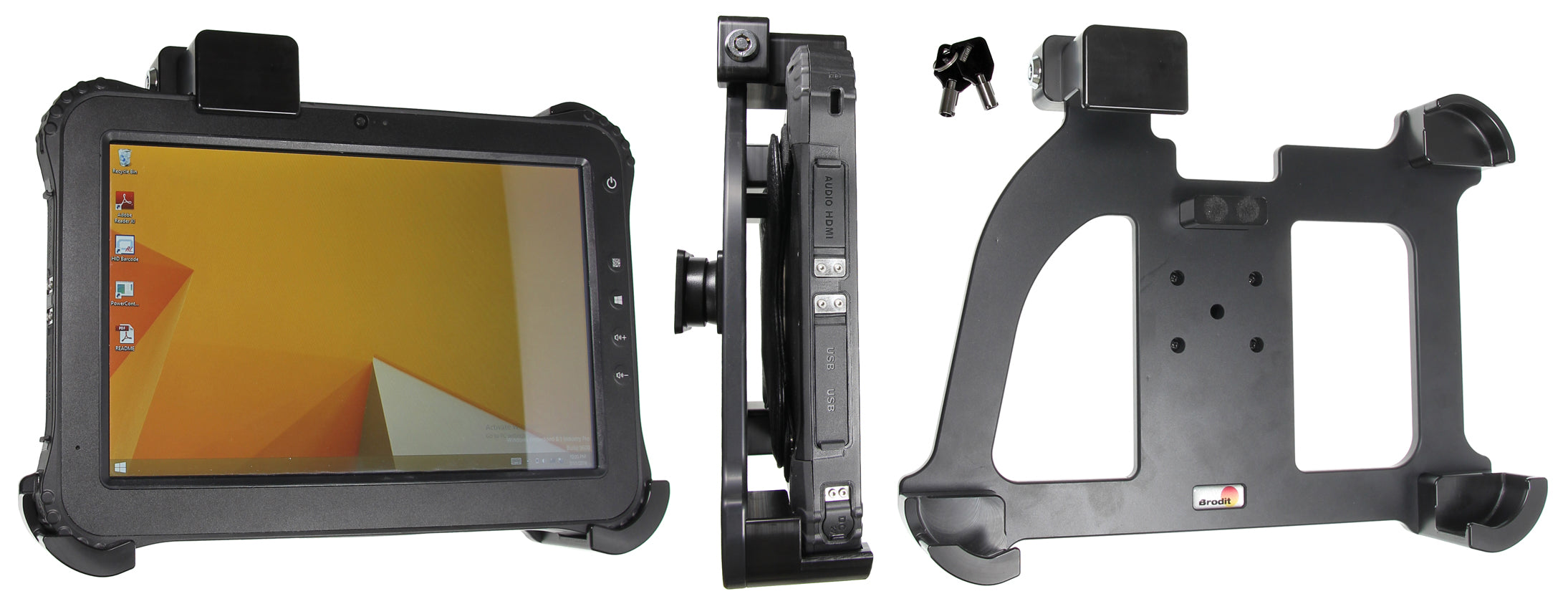 Holder with key-lock 739081