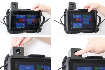 Brodit Houder met Slot 739195 - Tablethouder Aava Mobile oona 8 Scanner Frame / Pepperl+Fuchs Tab-IND 08 Scanner Frame / Pokini A8B / Zebra ET56 8.4 / ET51 8.4