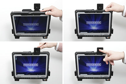 Brodit Houder met Slot 739340 - Tablethouder Panasonic Toughbook CF-33