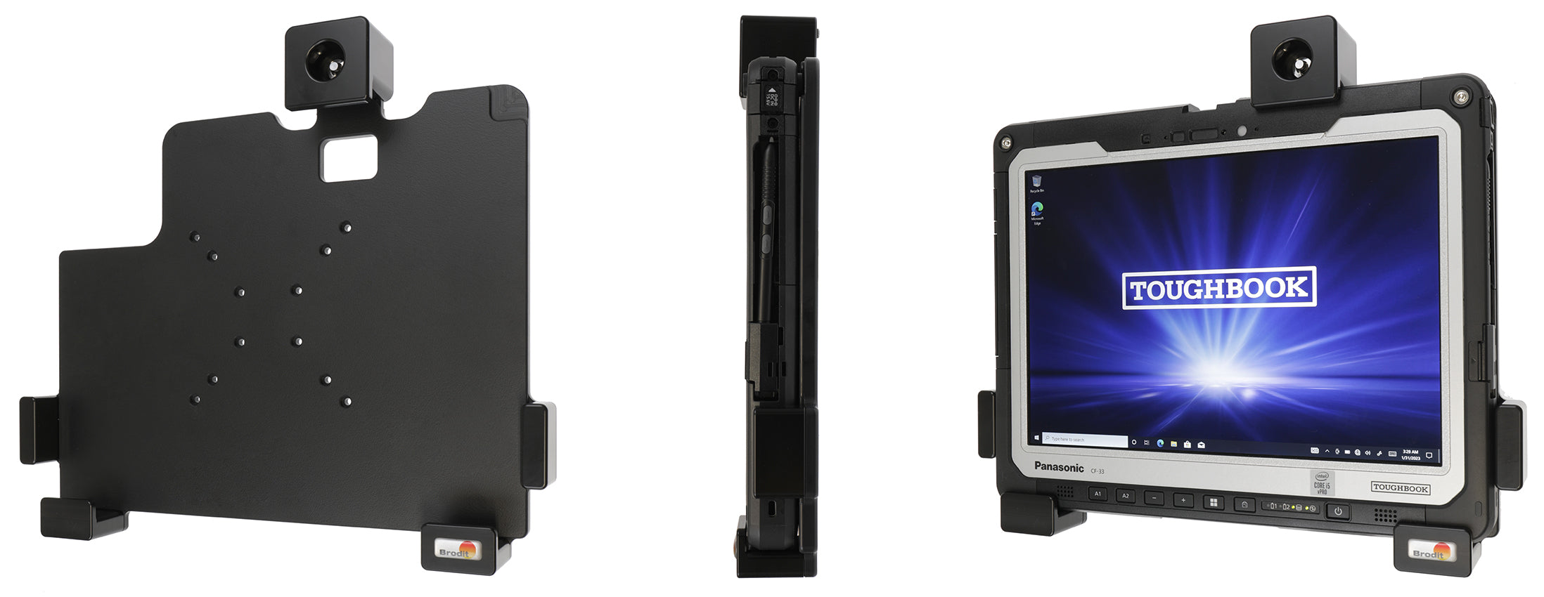 Brodit Houder met Slot 739340 - Tablethouder Panasonic Toughbook CF-33