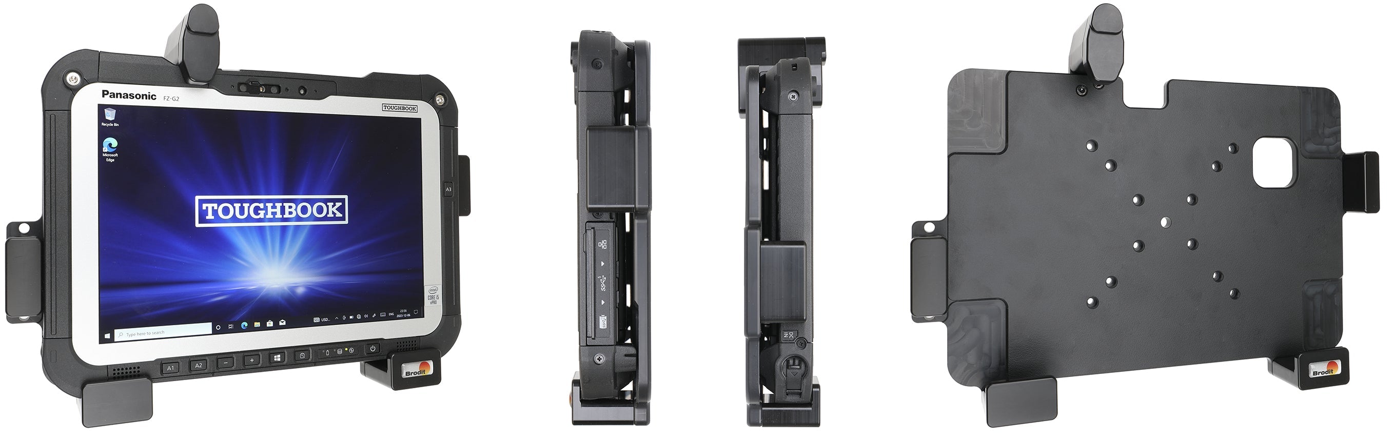 Holder with spring-lock 741379