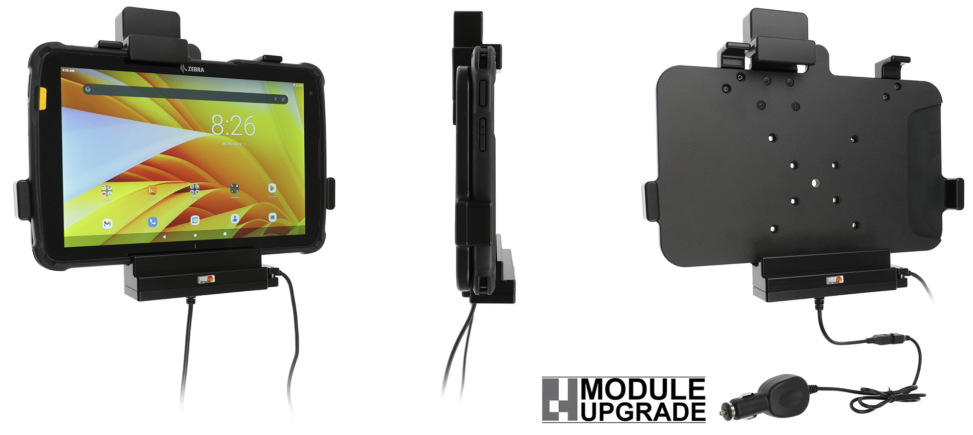 Holder with spring-lock 746326