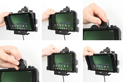 Brodit Houder met Slot 746390 - Tablethouder Samsung Galaxy Tab Active 5 / Galaxy Tab Active 3