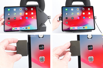 Brodit Houder met Slot 747095 - Tablethouder Apple iPad Pro 13 / iPad Pro 12.9 2020 / iPad Pro 12,9 2018 / iPad Air 13 2025 M3 / iPad Air 13 2024