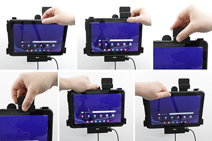Brodit Houder met Slot 747329 - Tablethouder Samsung Galaxy Tab Active 4 Pro
