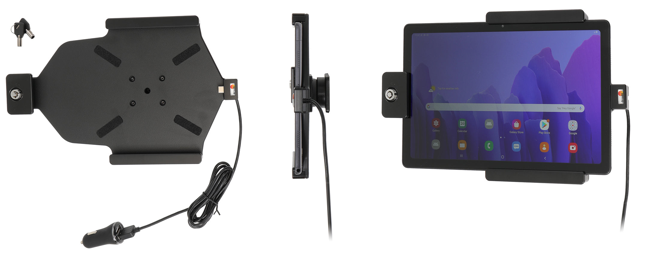 Brodit Houder met Slot 752229 - Tablethouder Samsung Galaxy Tab A7 10.4 (2020)