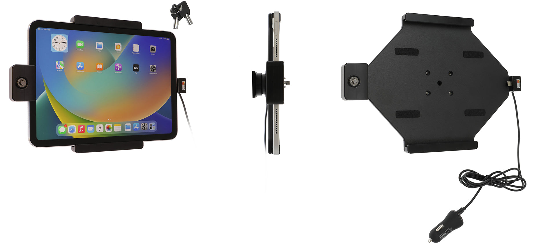 Holder with key-lock 752339