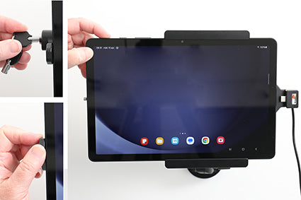 Brodit Houder met Slot 752389 - Tablethouder Samsung Galaxy Tab A9+ 11 / Galaxy Tab A11+ 11